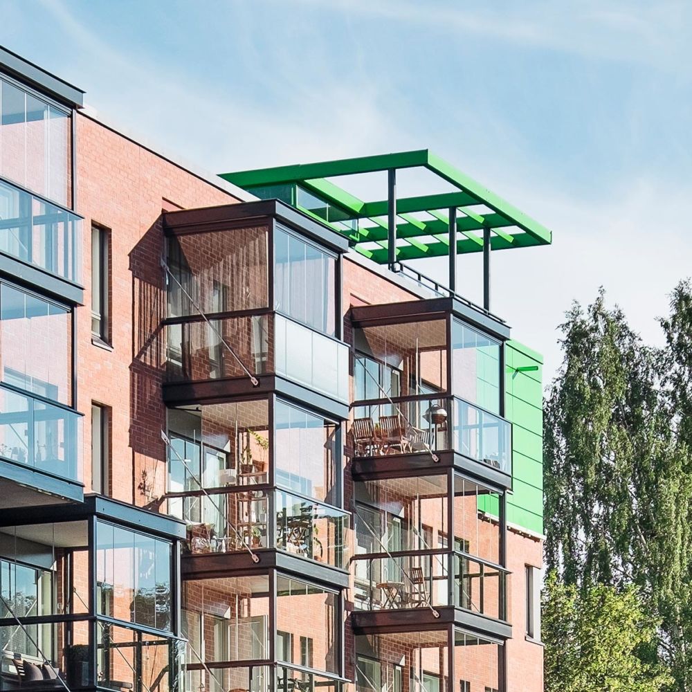 Glasa in balkong bostadsrätt pris